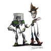 Woody and Buzz Creepyfied